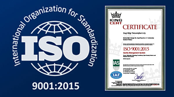 GEGİ BİLGİ TEKNOLOJİLERİ ISO 9001 AO2